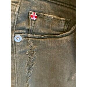 Hudson  Skinny Jeans In Olive Green Size 26
